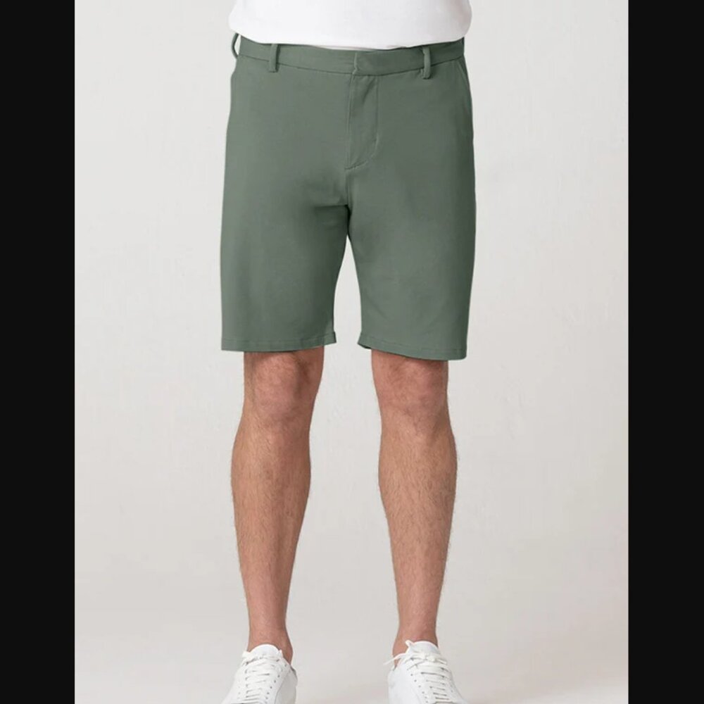 Swet‎ Tailor NEW NWT Mens Green Everyday Chino Shorts Golf